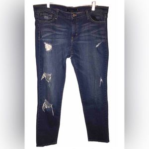 Flying Monkey Platinum Women Jeans  Size 30 Made In USA Waist 17.5” Rise 10” L36